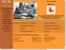 Tablet Screenshot of computeria-uster.ch